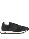 Philippe Model Tour Suede-panelled Sneakers In Black