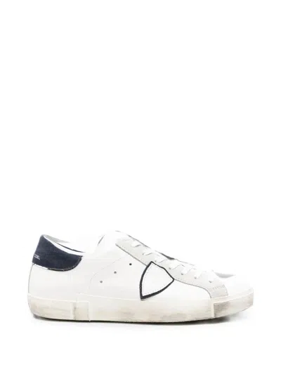 PHILIPPE MODEL TRAINERS LOW-TOP "PRSX",PRLU.VX22 099 VX22 MIX POP WHITE BLUE
