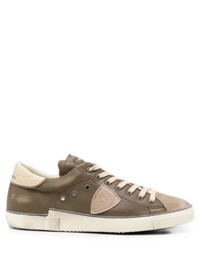 Philippe Model Trainers Vintage Burnt Military Sand In Brown