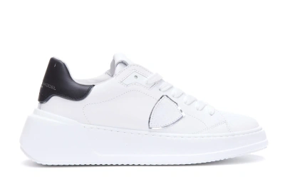 Philippe Model Tres Temple Low Sneakers In White