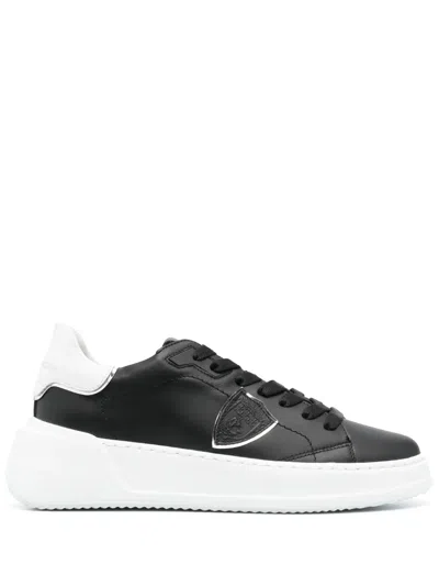 PHILIPPE MODEL TRES TEMPLE LOW-TOP SNEAKERS