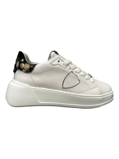 Philippe Model Tres Temple Sneakers In Grey