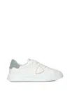 Philippe Model Triangle-patch Sneakers In White