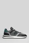 Philippe Model Trop 2.1 Low Sneakers In Black Suede And Leather In Black