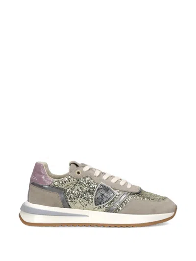 Philippe Model Tropez 2.1 Glitter-embellishment Sneakers In Multi
