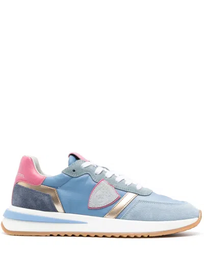 Philippe Model Tropez 2.1 Lace-up Sneakers In Blue