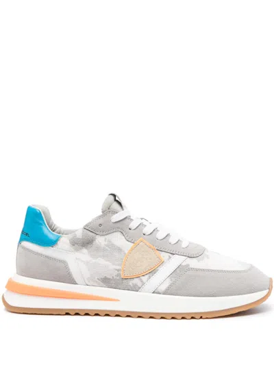 Philippe Model Tropez 2.1 Lace-up Sneakers In Grey