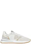 Philippe Model Technical Fabric And Suede Sneakers In Animal Print