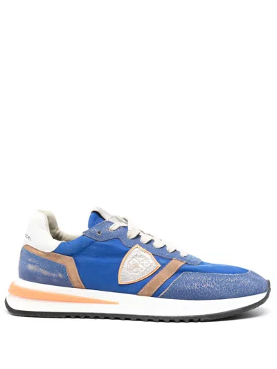 Philippe Model Tropez 2.1 Logo-patch Sneakers In Blue