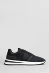 Philippe Model Tropez 2.1 Low Sneakers In Black Suede And Fabric In Black