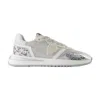 Philippe Model Tropez 2.1 Low Sneakers  Canvas Silver In Silver