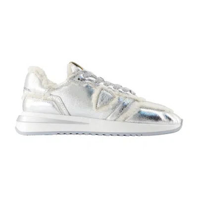 Philippe Model Tropez 2.1 Low Sneakers In Silver