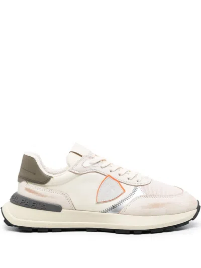 Philippe Model Tropez 2.1 Low-top Panelled Sneakers In Nude