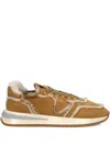 Philippe Model Tropez 2.1 Shearling-trim Running Sneakers In Brown