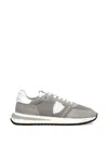 Philippe Model Tropez 2.1 Shield-shape-patch Sneakers In Gray