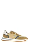 Philippe Model 'stitching Contrast Mesh Rubber Suede Sneakers'
