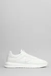 Philippe Model Tropez 2.1 Sneakers In White Suede And Fabric In White
