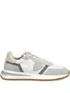 Philippe Model Tropez 2.1 Suede-panelled Sneakers In Gray
