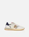 Philippe Model Tropez 21 Sneakers In White-blue-red