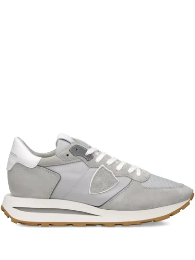 Philippe Model Tropez Haute Lace-up Sneakers In Gray