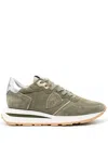 Philippe Model Tropez Haute Lace-up Sneakers In Green