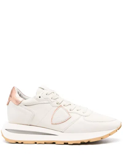 Philippe Model Tropez Haute Lace-up Sneakers In Neutrals