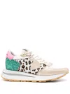Philippe Model Tropez Haute Leopard-print Sneakers In Neutrals