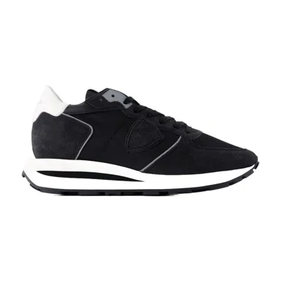Philippe Model Tropez Haute Low Sneakers In Black