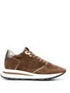 Philippe Model Tropez Haute Low-top Sneakers In Brown