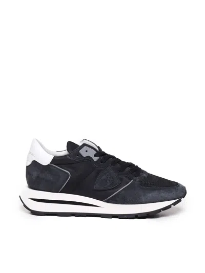Philippe Model Tropez Haute Sneaker In Blue