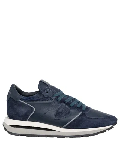 Philippe Model Tropez Haute Trainers In Blue