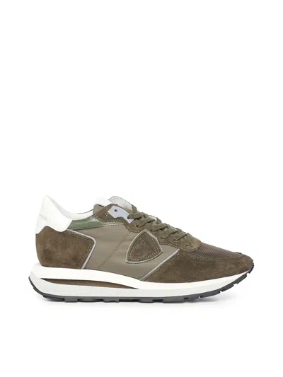 Philippe Model Tropez Haute Sneakers In Brown