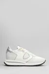 Philippe Model Low-top Sneakers  Tropez Haute Suede In White