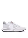 Philippe Model Low-top Sneakers  Tropez Haute Suede In White
