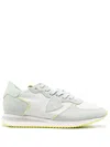 Philippe Model Tropez Lace-up Sneakers In Green