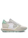 Philippe Model Tropez Haute Laced Sneakers In White