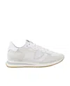 Philippe Model Tropez Panelled Low-top Sneakers In White