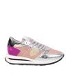 Philippe Model Panelled Low-top Sneakers In White
