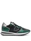 Philippe Model Trpx Leather Low-top Sneakers In Black