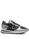 Philippe Model Trpx Leather Low-top Sneakers In Grey