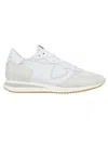 Philippe Model Tropez Panelled Low-top Sneakers In Basic M Blanc Blanc