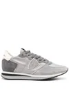 Philippe Model Trpx Panelled Sneakers In Grey