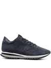 Philippe Model Trpx Suede Low-top Sneakers In Blue