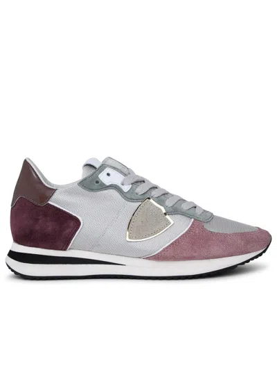 Philippe Model Trpx Tech Fabric Sneakers In Pink