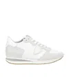 Philippe Model Low-top Sneakers  Tropez Haute Suede In White