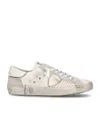 Philippe Model Vintage-inspired Low-top Sneakers In White
