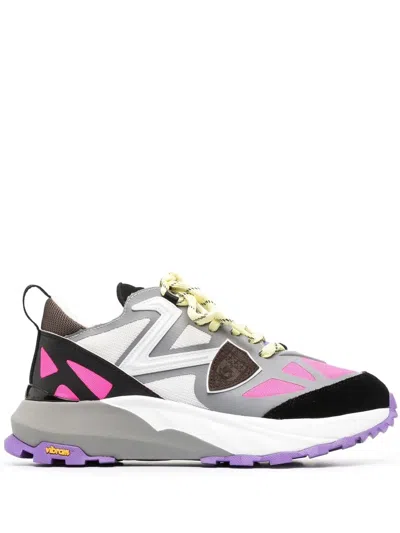 Philippe Model Violet Low-top Sneakers In Pink