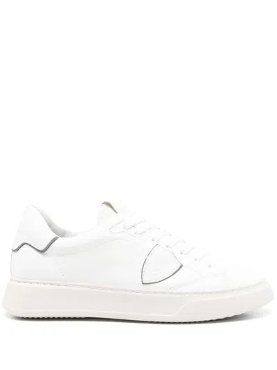 Philippe Model White Lace Up Sneakers