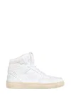 Philippe Model White Logo Sneakers In White