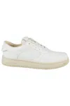 Philippe Model White Lyon Low Sneakers In Recycled Leather In White